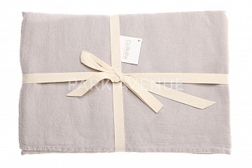 LIL CUNOBA Скатерть льняная, 150x180, 100% лен , Argil